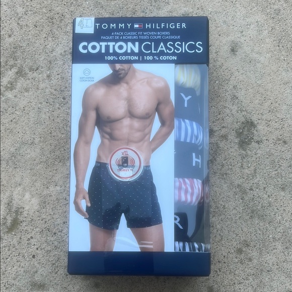 Tommy Hilfiger 4Pack Cotton Classic Boxers Men's Size M NWT - Picture 1 of 6